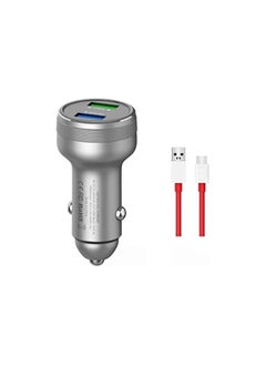 USB Charging Rapidly Car Charger with OnePlus Dash Charge USB Data Cable