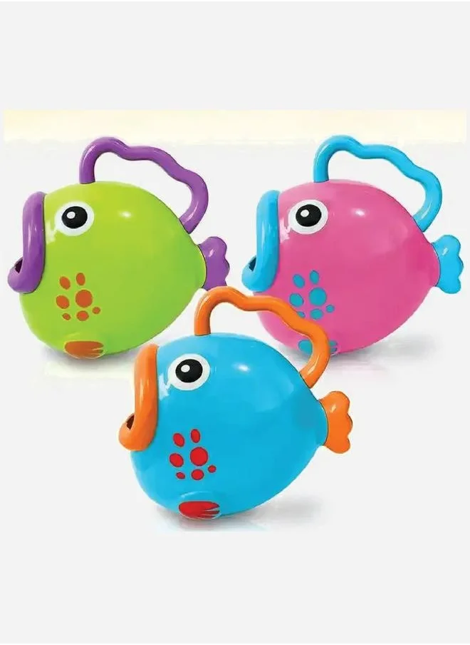 Sam Toys Manual Fun Fish Bubble Machine with Liquid