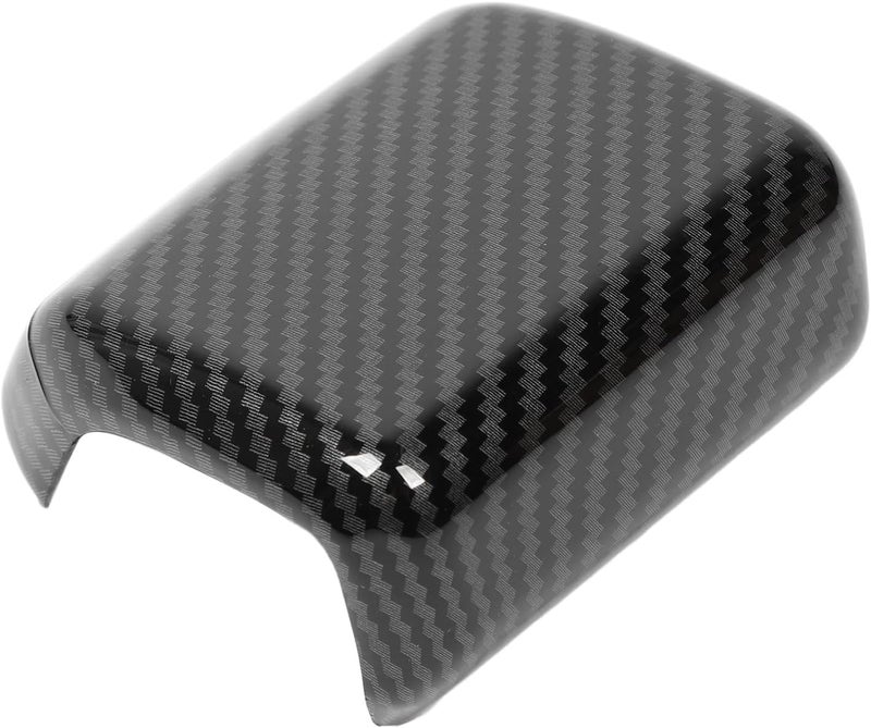 Carbon Fiber Style Gear Shift Knob Cover Trim, Scratch Proof Stylish Look Decorative Interior Trim for Tacoma 2024 - Image 1