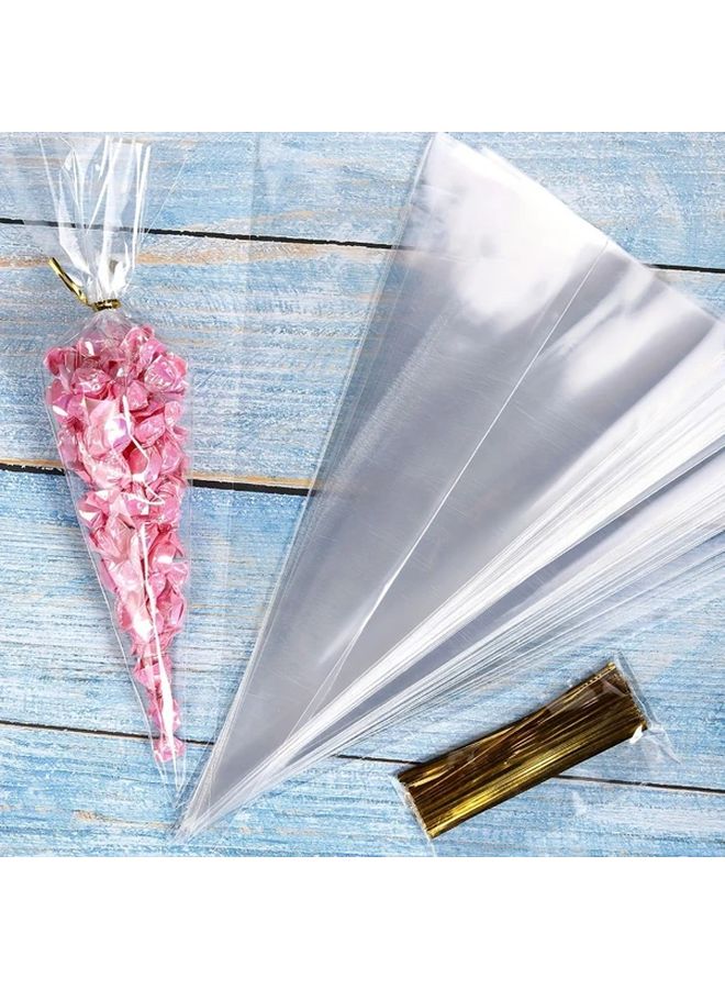 50 Pcs Candy Packaging Bags For Wedding Birthday Party Gift Popcorn Sub Packing - Image 3