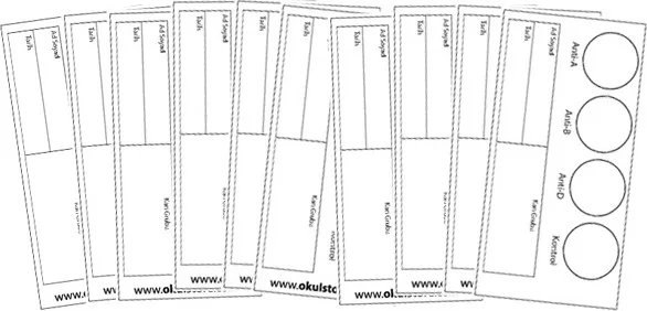 Liva Blood Group Detection Card 10pcs