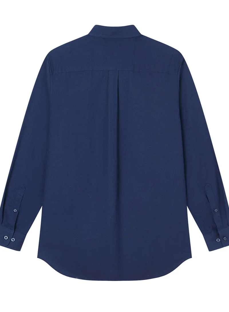 GIORDANO  Men’s Cotton Slim Oxford Shirt with Embroidery for Men | Best Price UAE