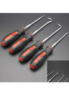 uptodateproducts uptodateproducts 4Pcs Durable Car Hook Oil Seal ORing Seal Remover Pick Set Craft Hand Tools  - Image 3