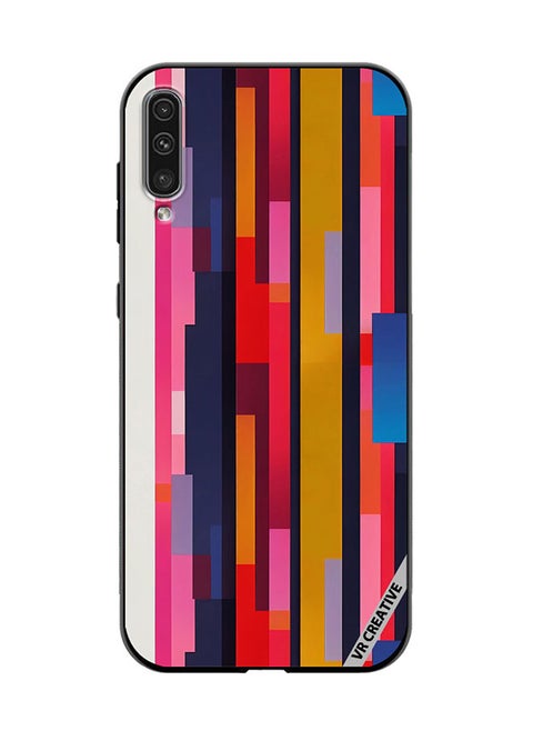 Protective Case Cover For Samsung Galaxy A50/A50s Abstract Pattern 3D Design Multicolour