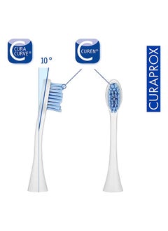 CURAPROX رؤوس فرشاة الأسنان البديلة Curaprox Hydrosonic CHS 200 Sensitive Duo، قطعتان - رؤوس فرشاة الأسنان الكهربائية Curaprox / رؤوس فرشاة الأسنان البديلة - عبوة من قطعتين  - Image 3