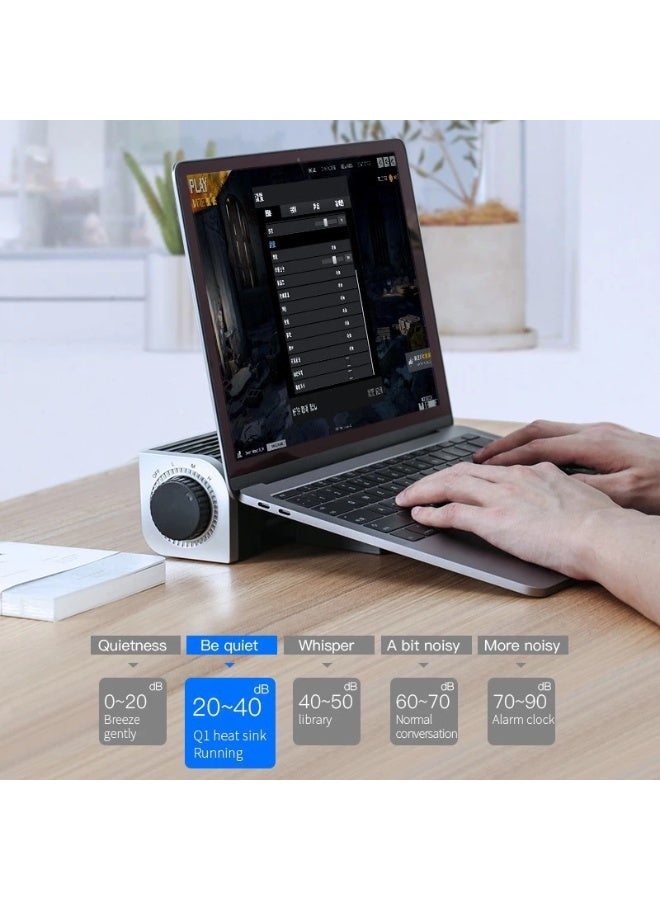 llano Laptop Cooler 2600 RPM Notebook Cooling Fan Adjustable - Image 2