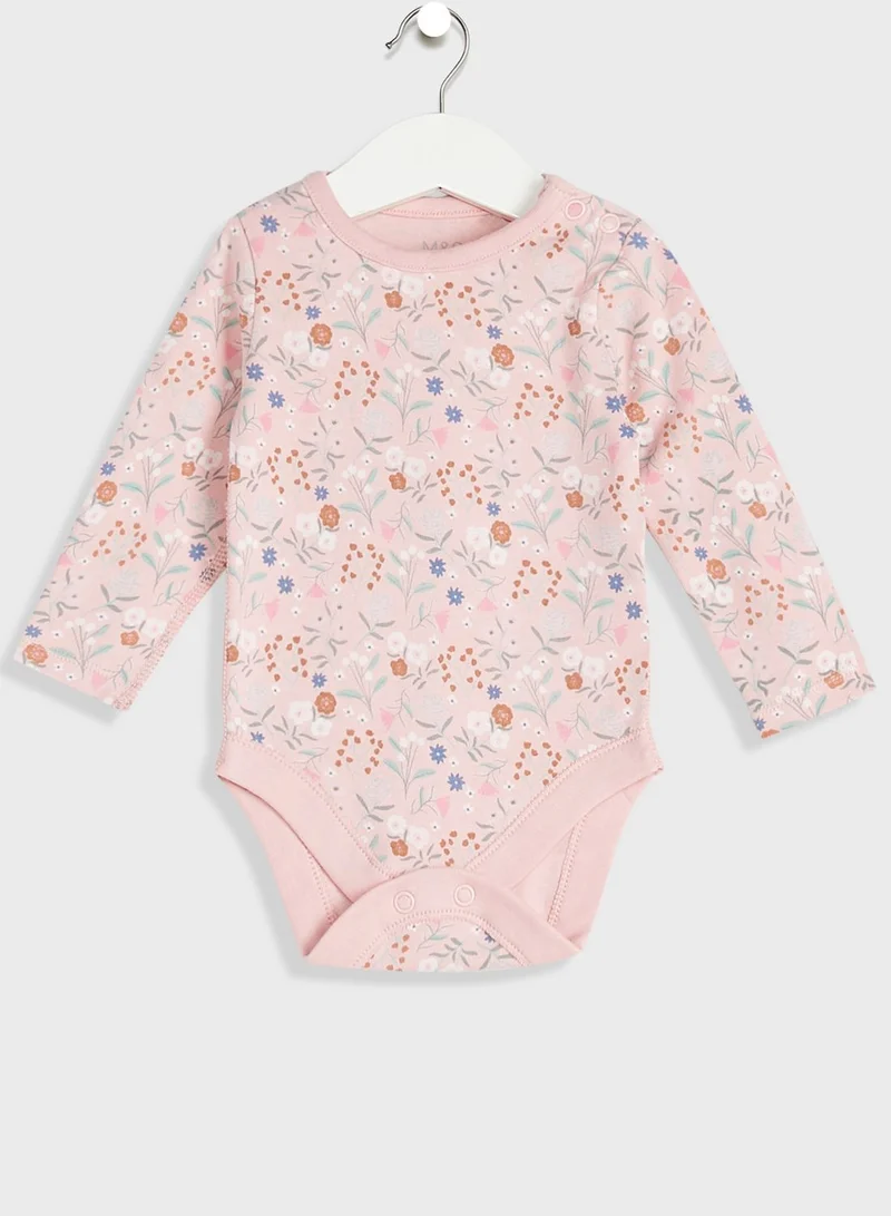 Marks & Spencer Infant 3 Pack Assorted Bodysuit