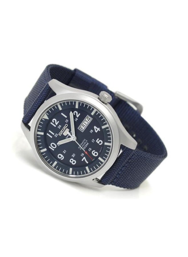 سيكو ساعة سيكو أوتوماتيكية للرجال، شاشة تناظرية وحزام من القماش SNZG11K1 - Image 3