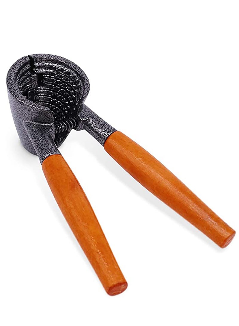 Heavy Duty Nutcracker Pecan Walnut Plier Opener Tool with Wood Handle - Image 2