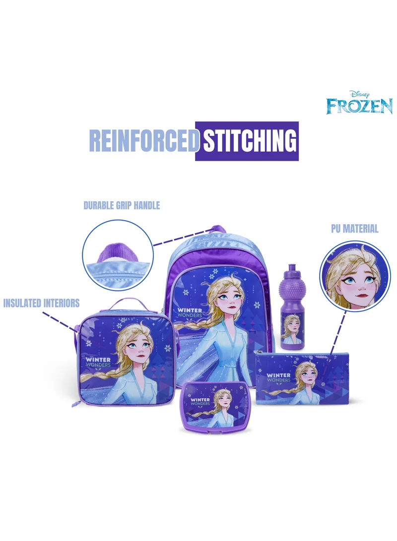 Disney Disney Frozen Welcom Spring 5In1 Trolley Box Set 16" I Trolley I Lunch Bag I Water Bottle I Pencil Case I Lunch Box I Packaging