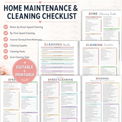 Kamoy Adhd Cleaning Planner for Adults Women, Cleaning Schedule and Checklist Organizer, Household Cleaning Planner with Daily/Weekly/Monthly Task,for Home, Family Cleaning Tasks, DIY Home Improvement - Green - Image 4