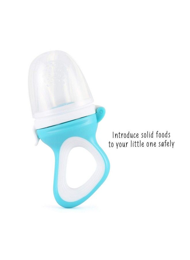 Rabitat Hygienic Snap Lock Nibbler Silicone Fruit Feeder (White) - Image 3