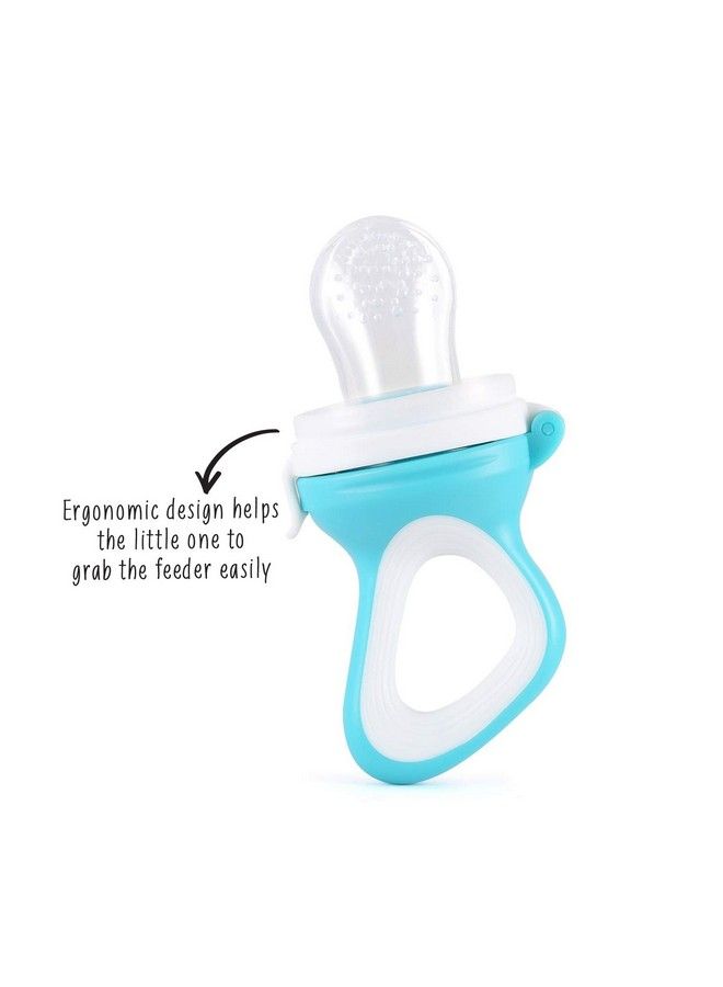 Rabitat Hygienic Snap Lock Nibbler Silicone Fruit Feeder (White) - Image 4