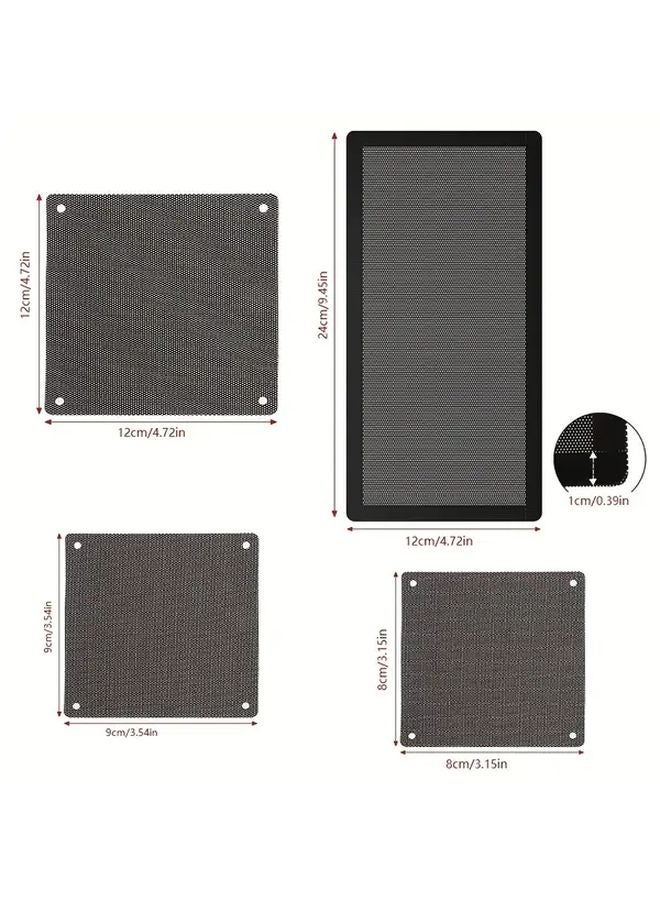 4.72 × 9.45 بوصة غطاء شبكي من البولي فينيل كلوريد مقاوم للغبار لتهوية وتصريف حرارة صندوق الكمبيوتر - Image 3