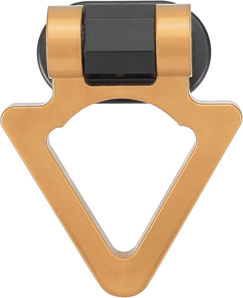 AutoBizarre 180 Degree Adjustable V-Shaped Triangle Tow Hook for Car Decoration, Universal for All Cars, SUV (Gold) - Image 5