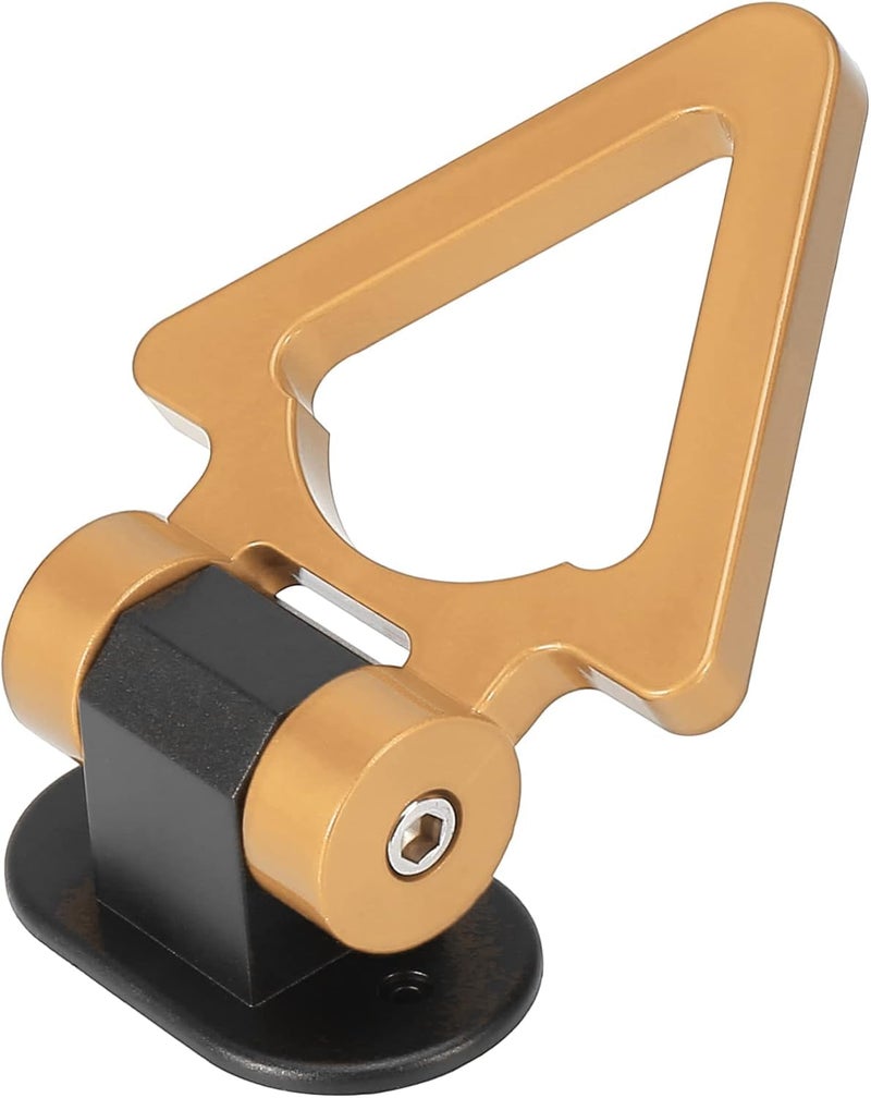 AutoBizarre 180 Degree Adjustable V-Shaped Triangle Tow Hook for Car Decoration, Universal for All Cars, SUV (Gold) - Image 4
