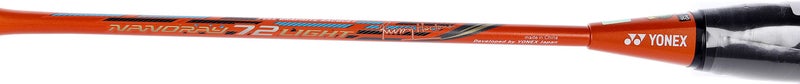 Yonex راكت بادل نانو راي 72 لايت مشدود 5U/G4 – راكت خفيف الوزن للغاية مع إطار إيزومتري وارتفاع عالي للسرعة والتحكم، برتقالي - Image 4