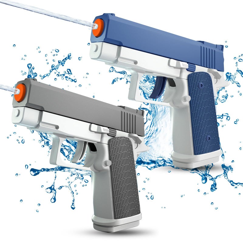 ALLROAD 2 Pack Water Guns for Kids Squirt Gun Water Blaster Soaker Water Pistol Toys for Toddlers Child Boys Girls Ideal Summer Gifts for Swimming Pool Beach Party Outdoor Water Fighting Toy - Image 3