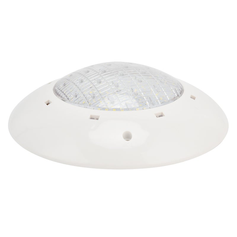 مصباح ضوئي تحت الماء LED مقاوم للماء بنظام IP68 من البلاستيك مثبت على الحائط لمسبح تيار متردد 12 فولت ضوء دافئ (18 واط 1800 لومن) - Image 2