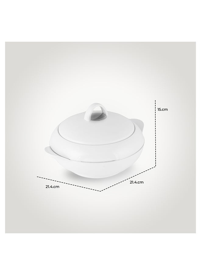 Royalford Omega Gold Insulated Casserole, Firm Twist Lock RF11150 Strong Handles 1200ml Double Wall Insulated Serving Pot, Chapati Storage Box, Roti Serving Pot, Chapati Dabba Assorted Colors - Image 2
