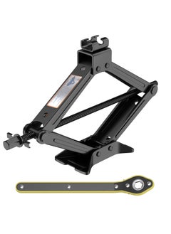Scissor Jack for Car - 2 Ton (4409 lbs) Car Jack Kit with Saving Effort Ratchet Design,Car Tire Jack for Auto/SUV/MPV (2 Ton)