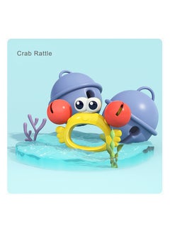 HOLA Hola Crab Orchestra Rattle Baby Teether Activity Toy, Teething Relief, Easy to Grasp, Fine Motor Skills, Bright Colors, Sensory Toys, Baby Toys, Baby Teether, Baby Rattle, Animal Rattle 3M+  - Image 4