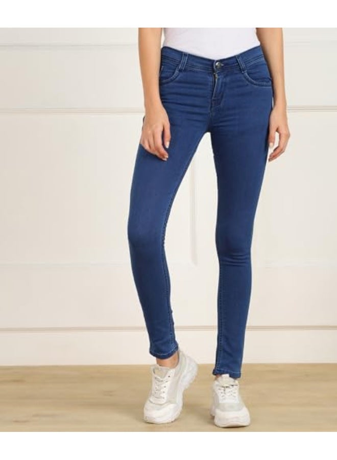 Nifty Women's Cotton Blend Stretchable Mid Rise Jeans - Image 2