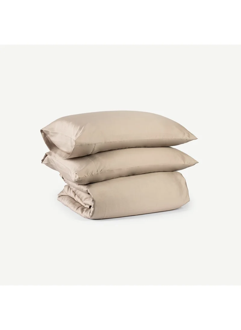 أوه سي هوم Luciano Cotton Tencel Duvet Cover Set Grey