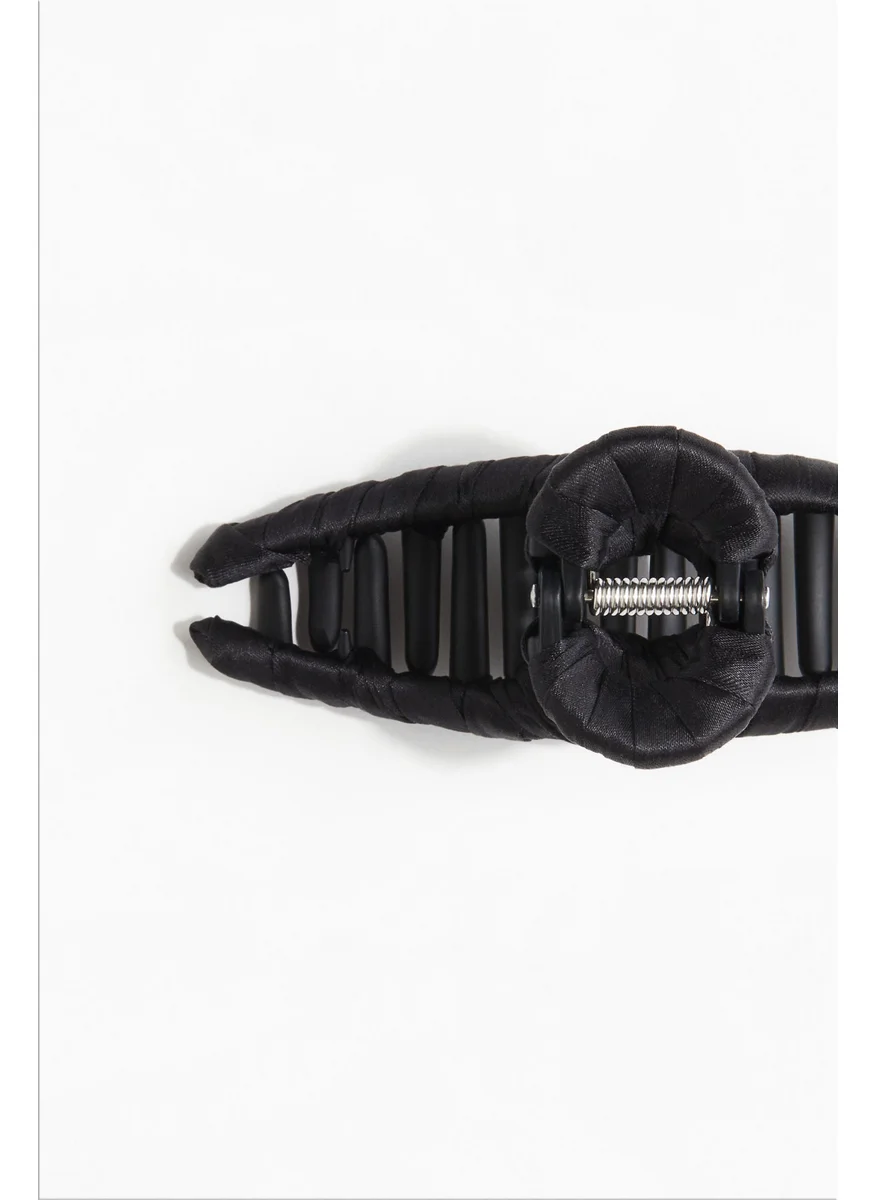 اتش اند ام Satin-Covered Hair Claw