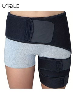 Hip Brace, Sciatica Pain Relief Brace, Thigh Supports, Thigh Hamstring Compression Support Wrap for Sciatica Pain Relief