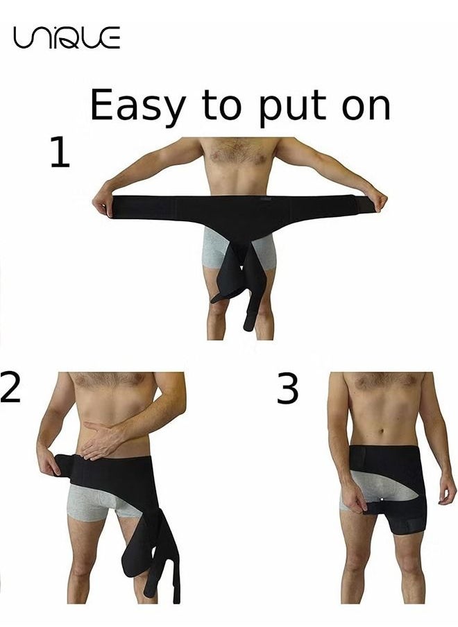 Unique - Hip Brace, Sciatica Pain Relief Brace, Thigh Supports, Thigh Hamstring Compression Support Wrap for Sciatica Pain Relief - Image 1