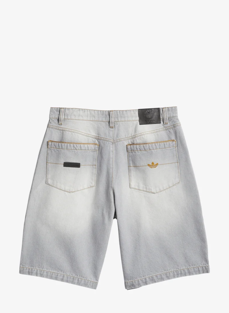 Adidas  SKATEBOARDING x TYSHAWN WASHED DENIM SHORTS  | Best Price UAE
