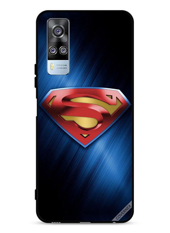 Covernex vivo Y51 2020 Protective Case Cover Superman Logo - Image 1