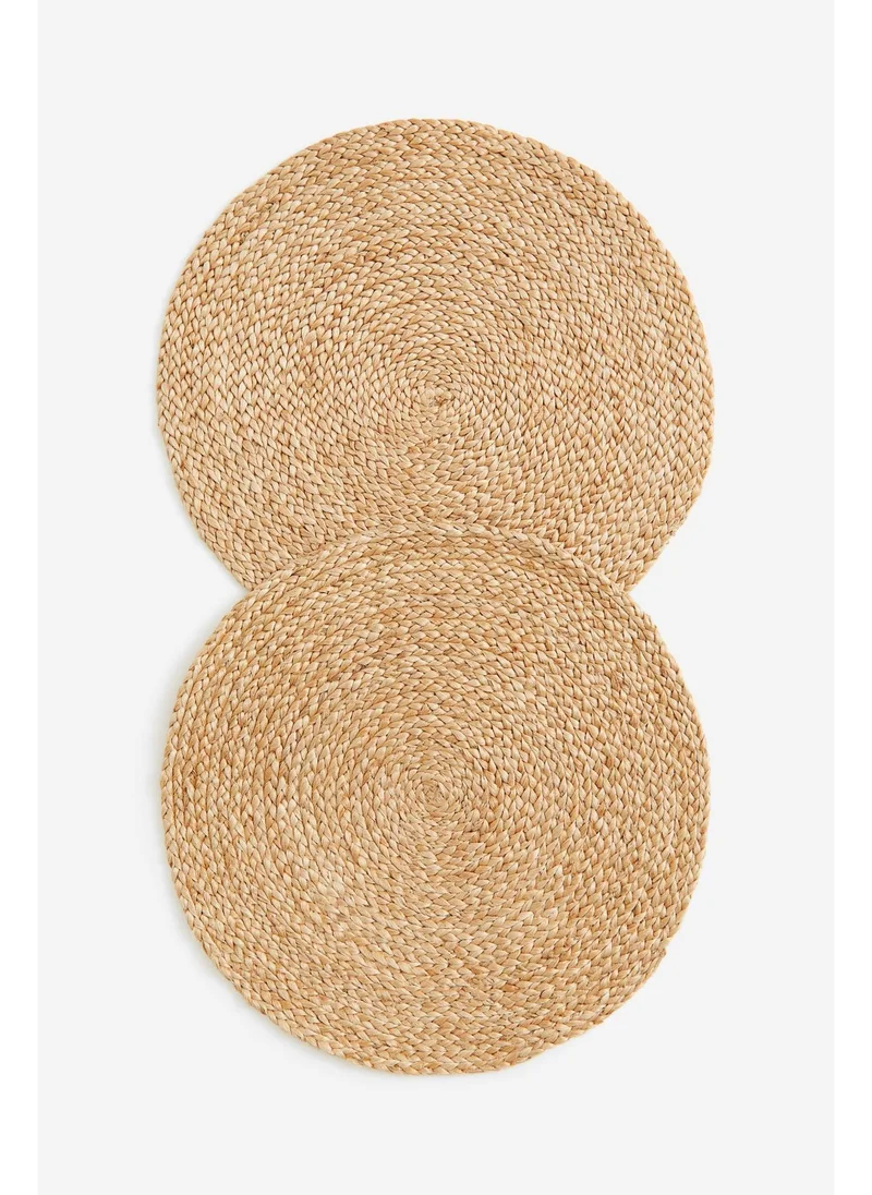 H&M 2-pack jute place mats