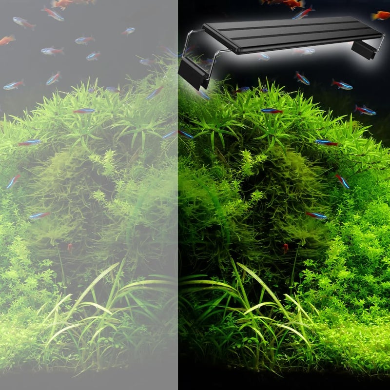 Scroll Store LED Aquarium Light, Ultra Thin Stent Lamp for Fish Tank | Energy Efficient, Bright White & Blue Light for All Aquariums (LY 40S - 40-50 CM) - Image 4