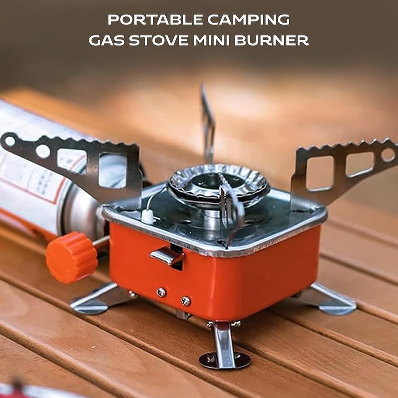 HOT GRILL BBQ Times Foldable Camping Stove Burner Mini Portable Heater For Outdoor Lotus Shape Cooking Tool for Mountaineering, Travel, Picnic & Outdoor Party-BT7436 - Image 4