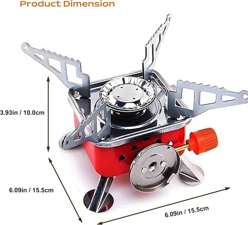HOT GRILL BBQ Times Foldable Camping Stove Burner Mini Portable Heater For Outdoor Lotus Shape Cooking Tool for Mountaineering, Travel, Picnic & Outdoor Party-BT7436 - Image 2