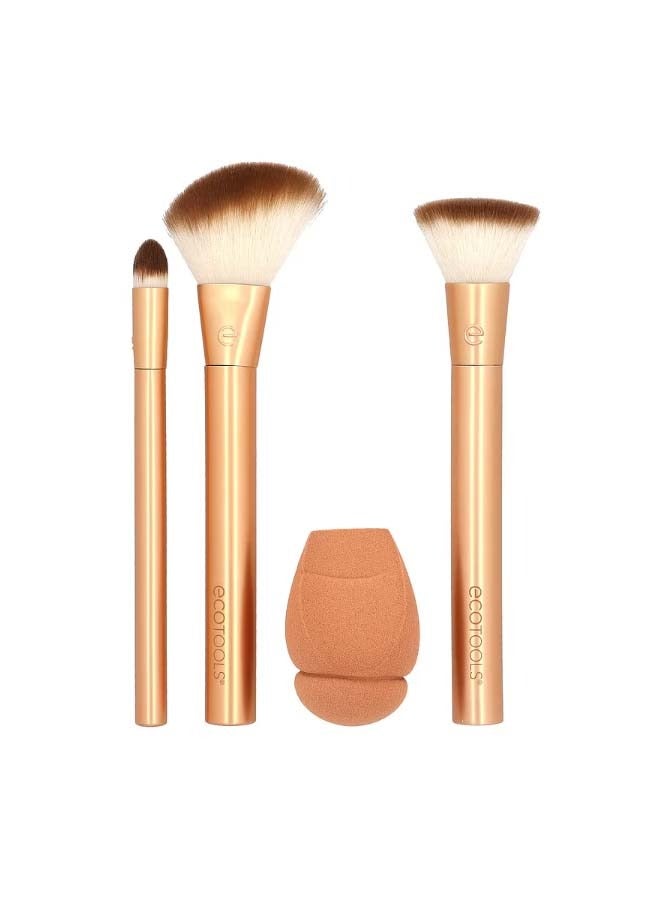 إيكوتولز Precious Metals Face Blend  Sculpt Set 4 Piece Set - Image 1