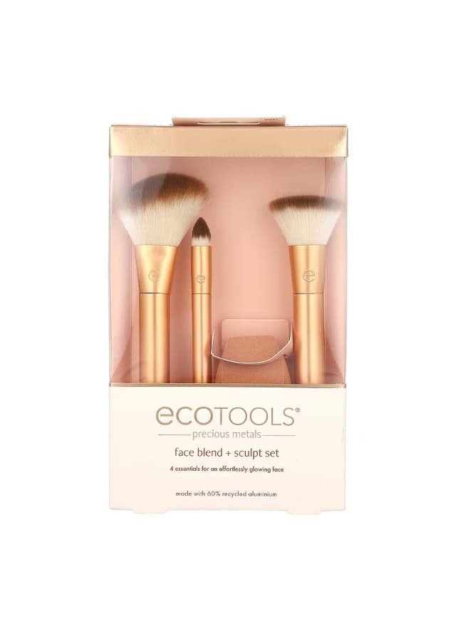 إيكوتولز Precious Metals Face Blend  Sculpt Set 4 Piece Set - Image 2