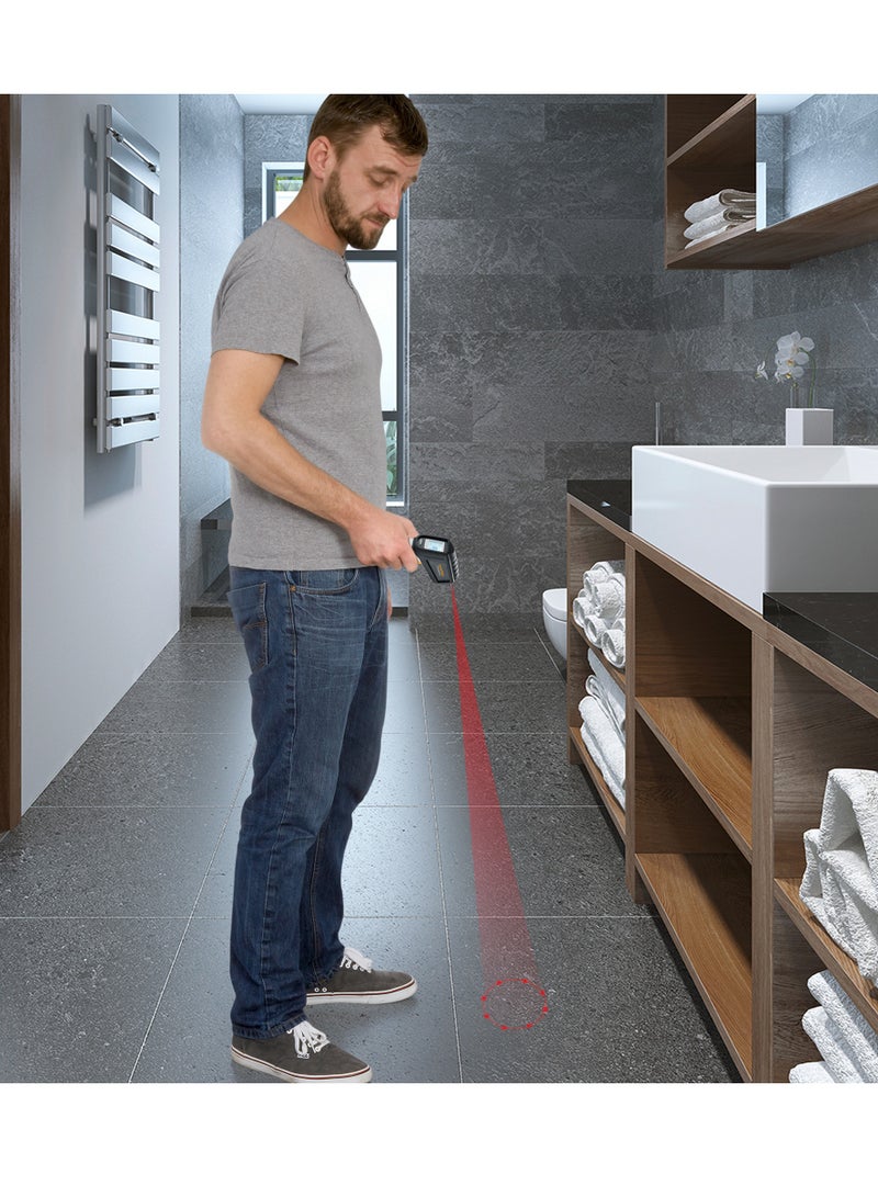 Laserliner Infrared Thermometer -38°C to 600°C  Industrial Use, Laser Temperature Gun, Non-contact measuring device, Digital, for Outdoor Surface, Indoor Room HVAC Temp Reader, ThermoSpot Plus - Image 2