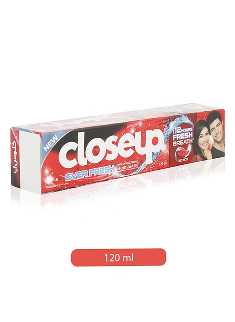 Close Up - Ever Fresh Toothpaste Hot Red 120ml - Image 1
