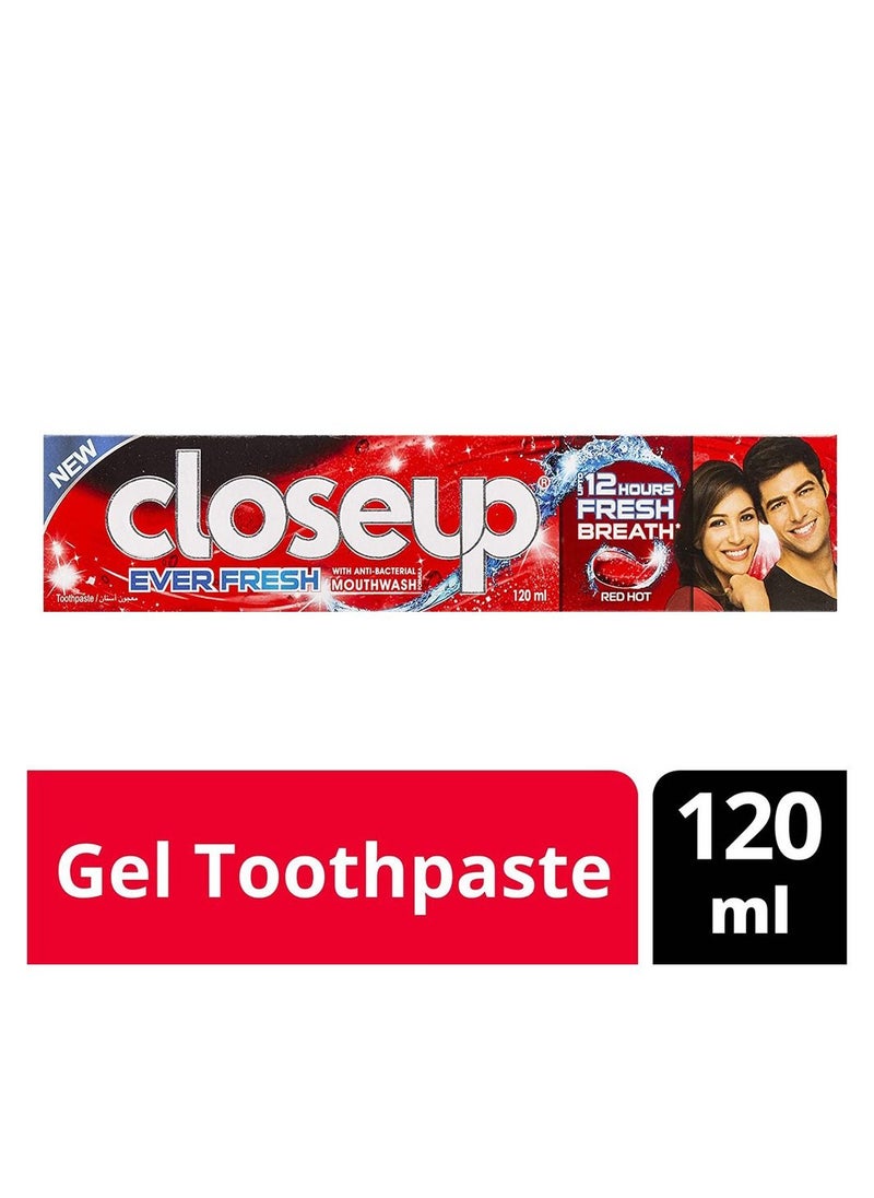 Close Up - Ever Fresh Toothpaste Hot Red 120ml - Image 1