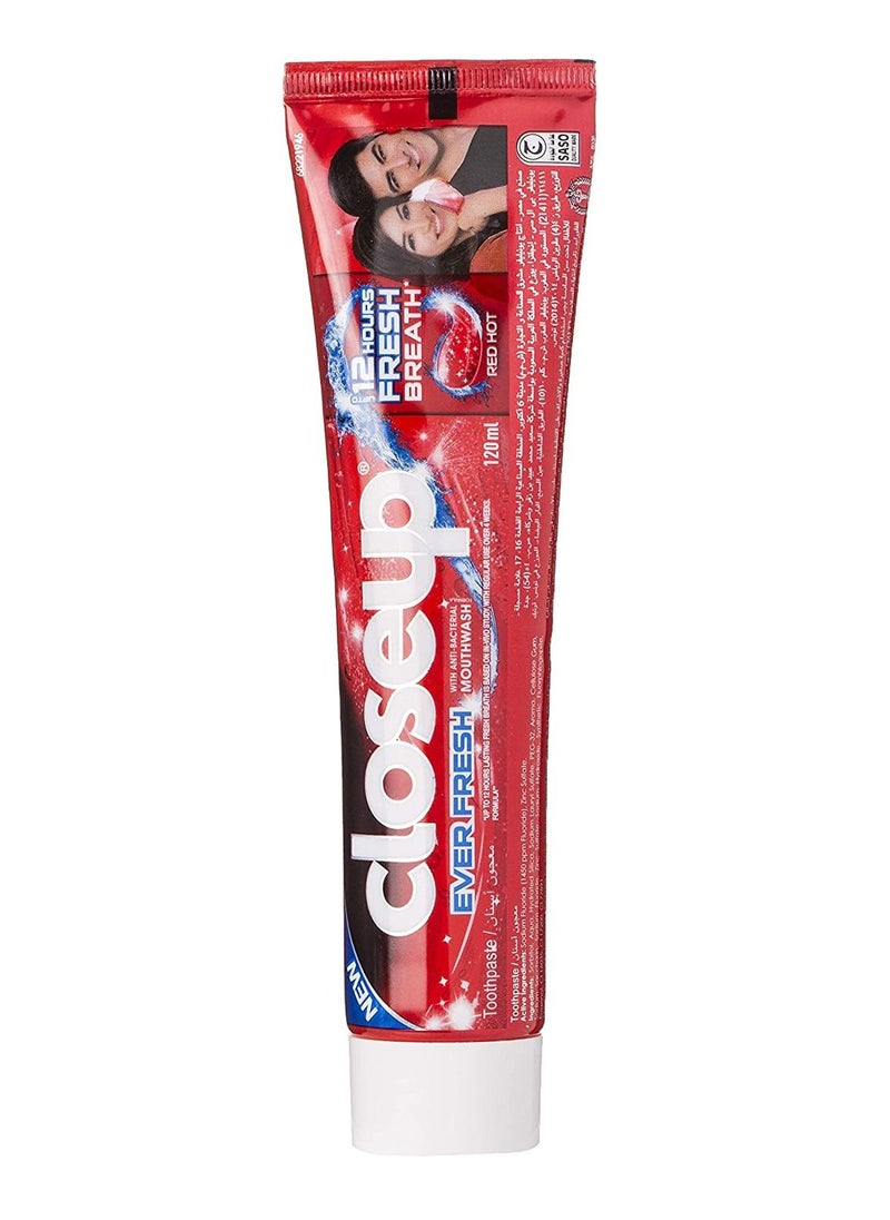 Close Up - Ever Fresh Toothpaste Hot Red 120ml - Image 1