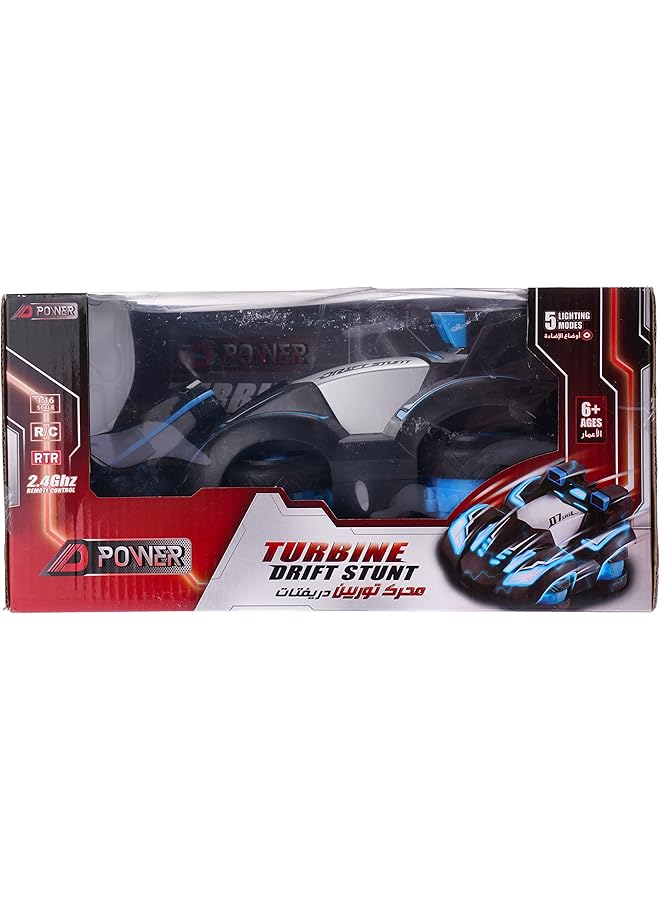 D-Power Rc Turbine Drift Stunt Crawler Remote Control Car For Kids One Size - Image 1
