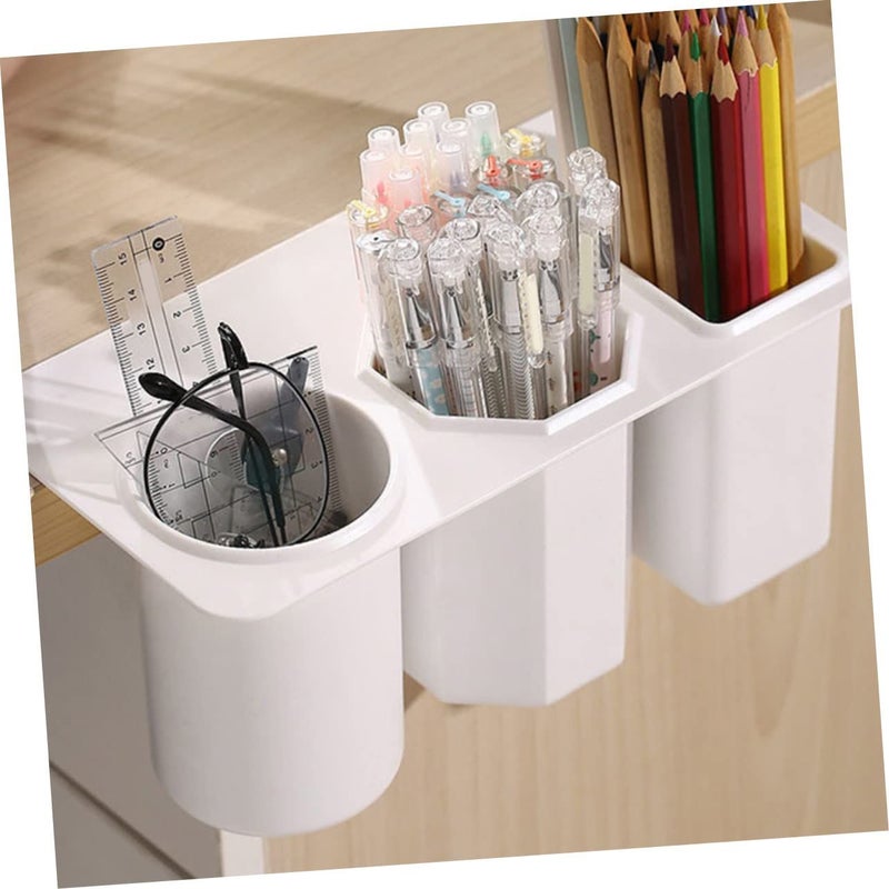 2pcs Desk Organizer Stationery Box Pencil Case Black Grey Home Office Storage - Image 5