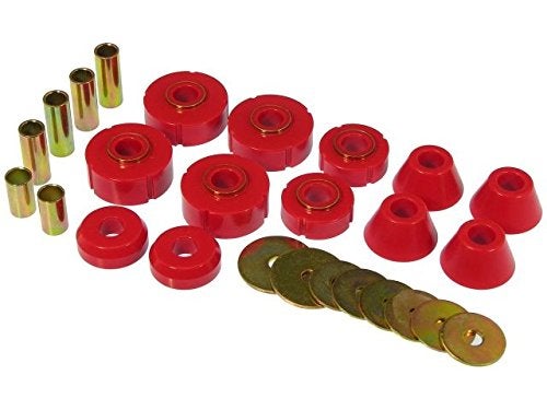 Prothane مجموعة تثبيت هيكل بروثين (7-101) لسيارة شيفروليه C10 من 67 إلى 72 - أحمر - Image 3