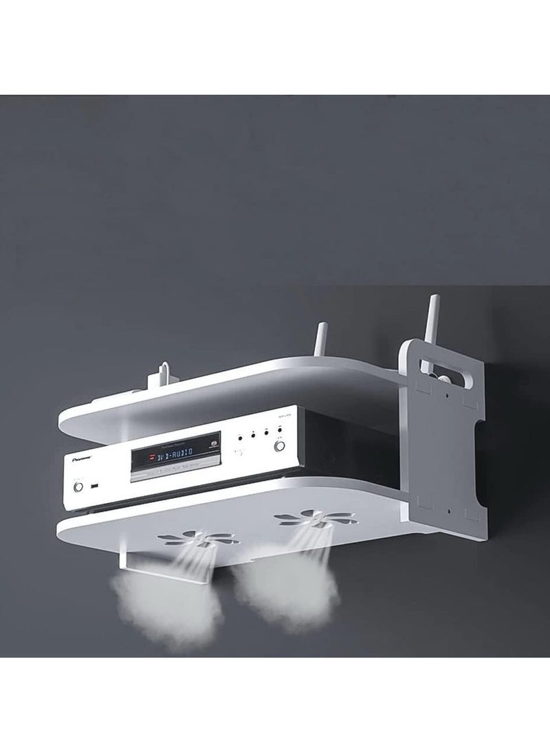 Electronic Device Holder – Simple Design & Flexible Use, Compatible with Receivers and Wi-Fi Devices
