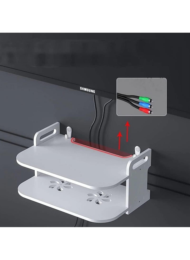 Electronic Device Holder – Simple Design & Flexible Use, Compatible with Receivers and Wi-Fi Devices