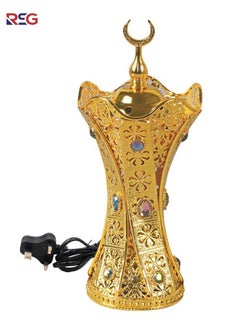 RSG RSG – Luxurious Electric Incense Burner Oud Bakhoor Mabkhara Gold – WF-105  - Image 1