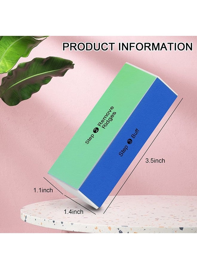 Sweetpea �Professional Nail Buffer Block - Ultimate Shine Nail Buffing Block With 4 Way Buffing Methods, Smooth & Buff & Shine All-In-One Buffer For Optimum Natural Nail Care (2Pcs) - Image 2